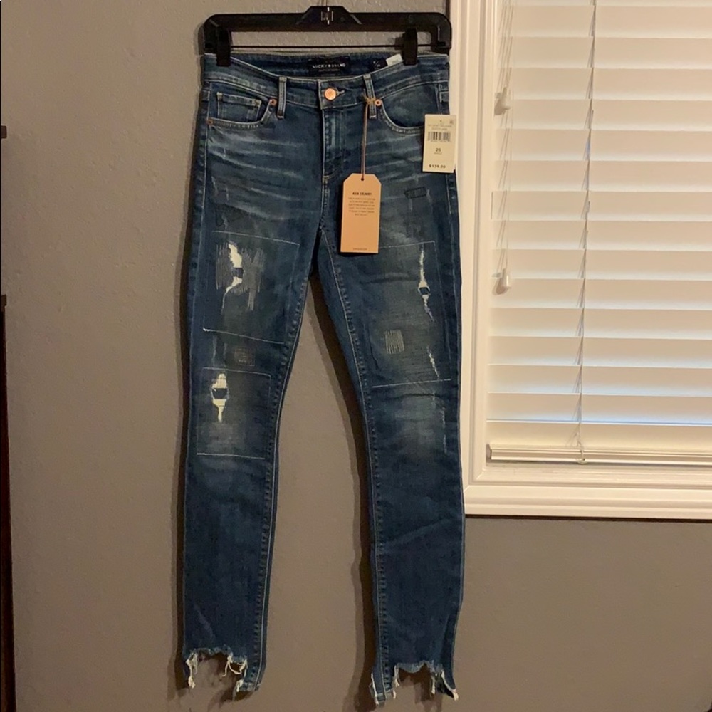 LUCKY BRAND NWT Ava Skinny Jeans 25 Ankle